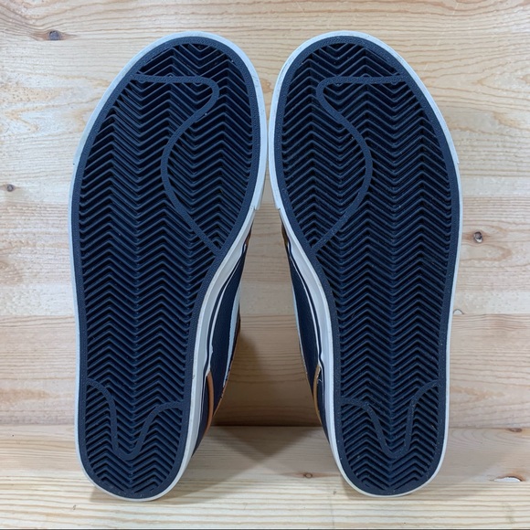 Nike Zoom SB Stefan Janoski Mid Shoes # 472679-423
Leather
Men’s 7.5 Navy White - Picture 9 of 10